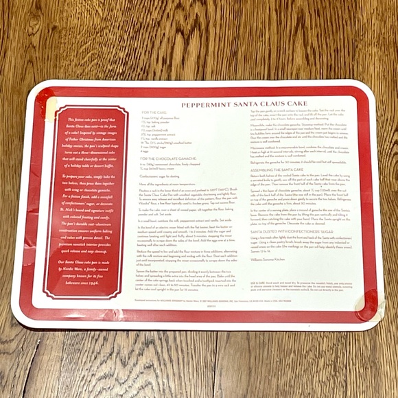 Williams Sonoma Santa Claus Cake Pan - Picture 7 of 9